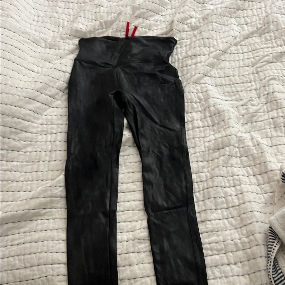 SPANX Charcoal High-Rise Leggings